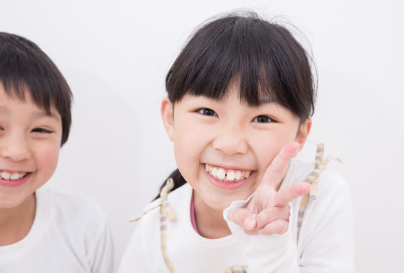 すきっ歯の女の子