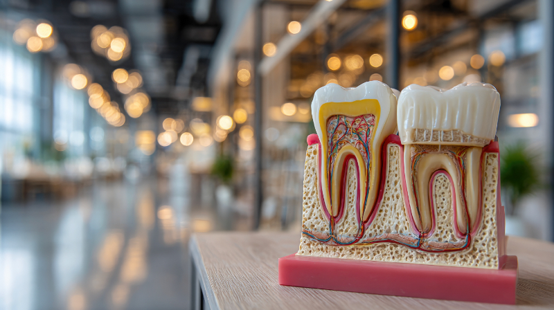 歯の根管のイメージ