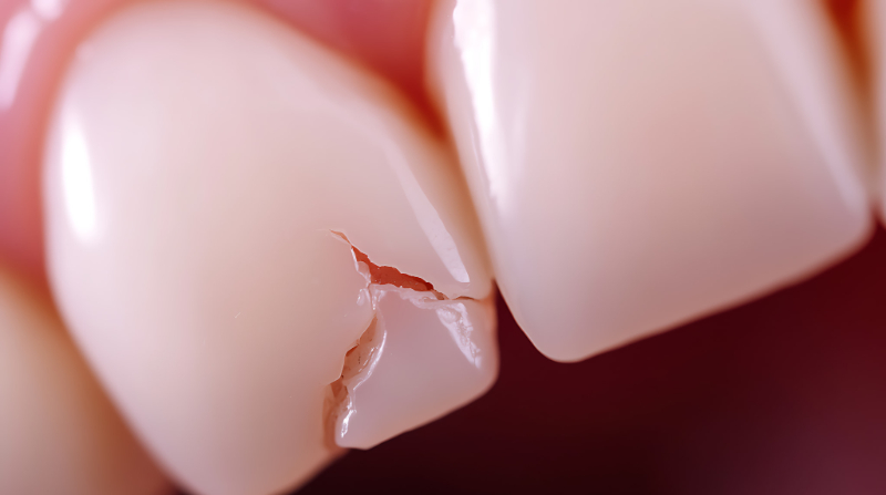 歯の被せ物が必要となる歯の破損のイメージ