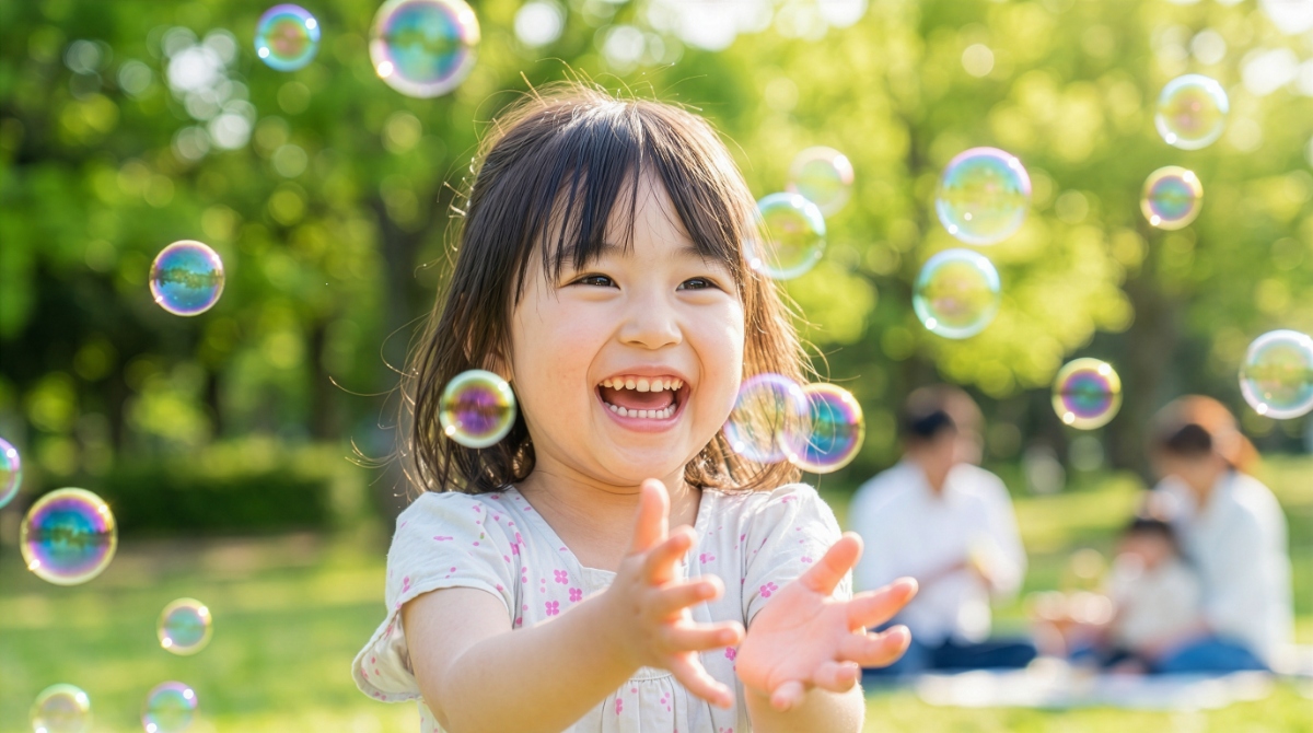 出っ歯を治療した子ども