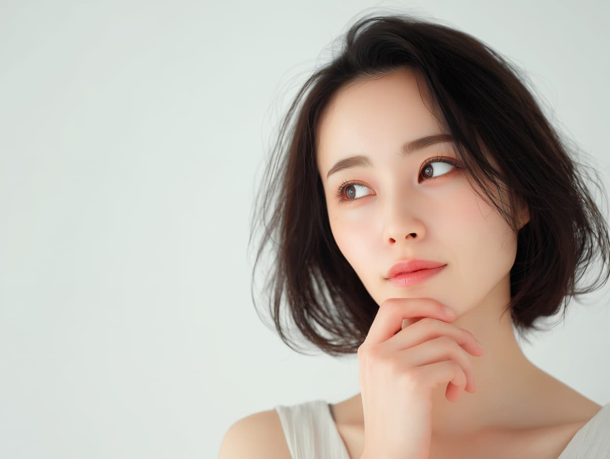 斜めに生えた親知らずは抜いたほうがいいのか考える女性
